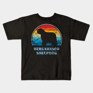 Bergamasco Sheepdog Vintage Design Dog Kids T-Shirt